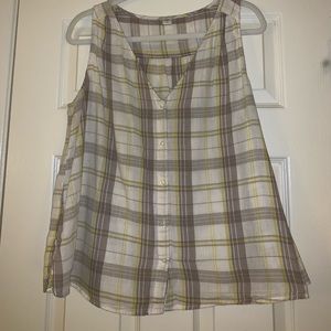 Old Navy Plaid Tank